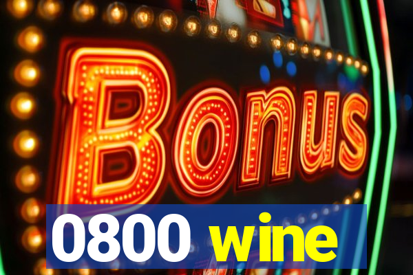 0800 wine